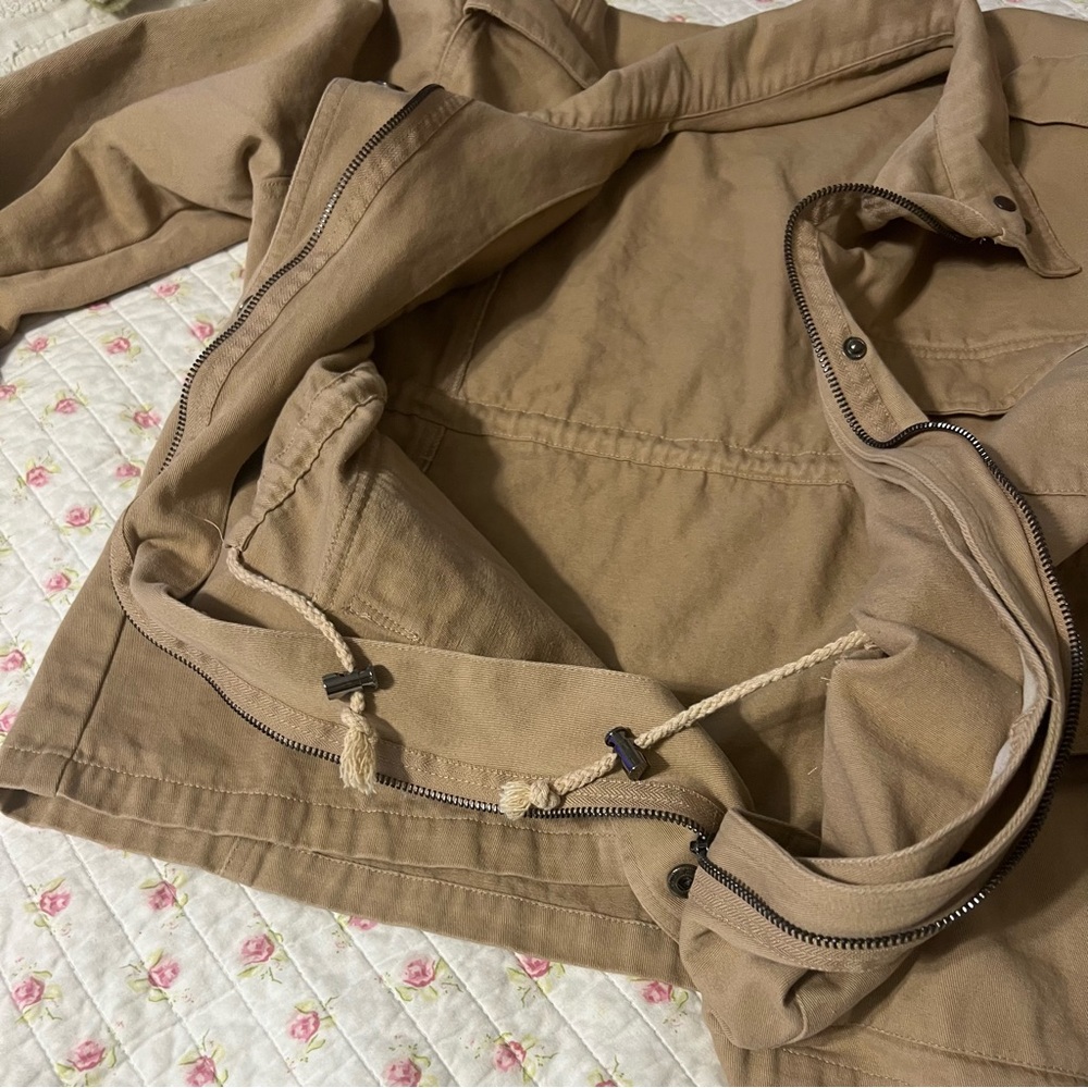 Men's Tan Utility Field Jacket - Picture 11 of 15